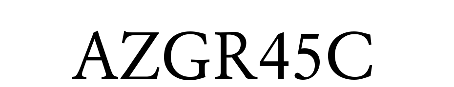 AZGaramond CTT Font Download Free