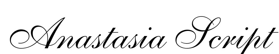 Anastasia Script Font Download Free