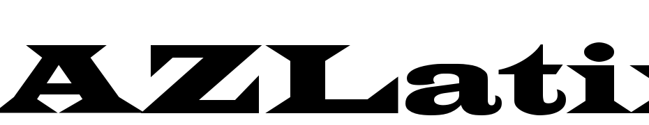 AZLatin Wide CTT Font Download Free