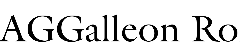 AGGalleon Roman Font Download Free