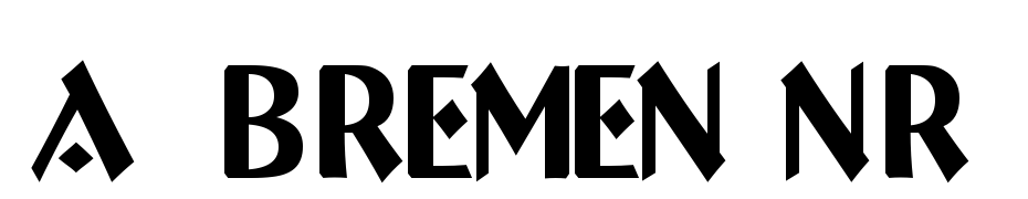 A_Bremen Nr Font Download Free