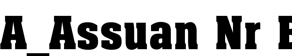 A_Assuan Nr Bold Fuente Descargar Gratis
