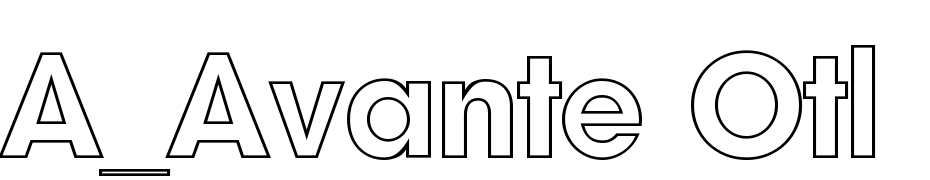 A_Avante Otl Heavy Font Download Free