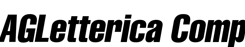 AGLetterica Compressed Oblique Font Download Free