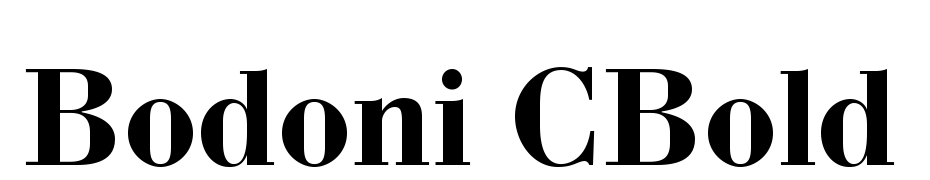 Bodoni C Bold Font Download Free