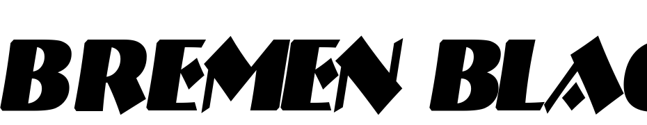 A_Bremen Nr Bold Italic cкачати шрифт безкоштовно