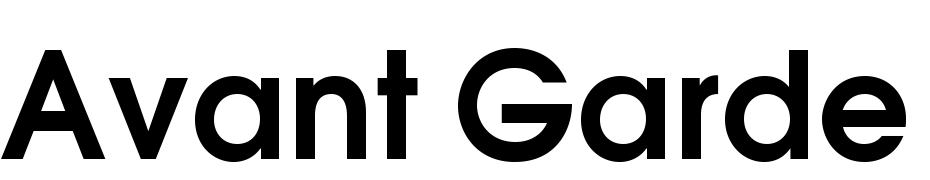 Avant Garde C Bold Fuente Descargar Gratis