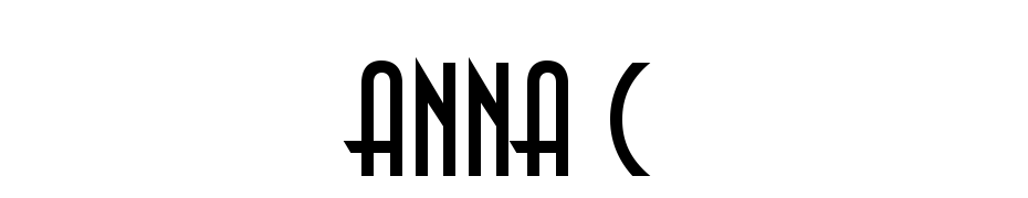 Anna C Font Download Free