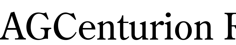 AGCenturion Roman Font Download Free
