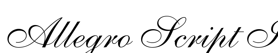 Allegro Script Italic Fuente Descargar Gratis