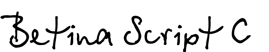 Betina Script C Font Download Free