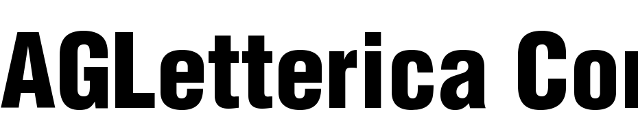 AGLetterica Condensed Light Bold Font Download Free
