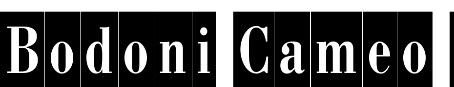 Bodoni Cameo C Font Download Free
