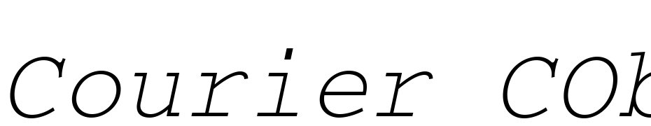 Courier C Italic Schrift Herunterladen Kostenlos