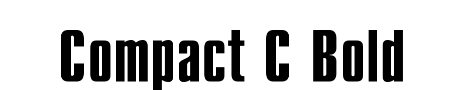Compact C Bold Font Download Free