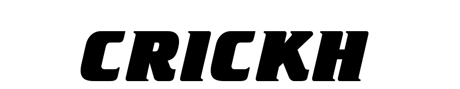 Cricket Heavy Scarica Caratteri Gratis