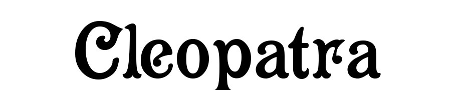 Cleopatra Font Download Free