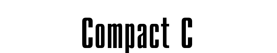 Compact C Font Download Free
