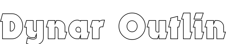 Dynar Outline Bold Font Download Free