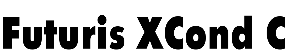 Futuris XCond C Bold Scarica Caratteri Gratis