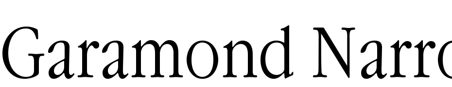 Garamond Narrow C Font Download Free