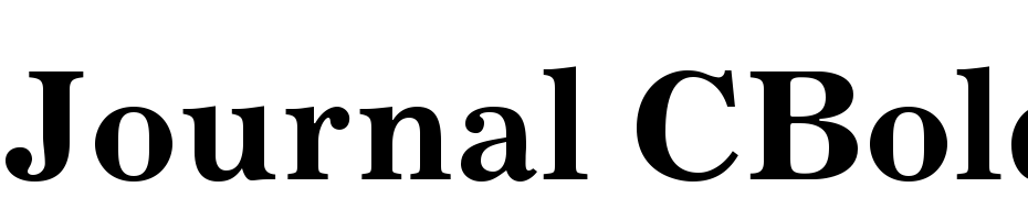 Journal C Bold Fuente Descargar Gratis
