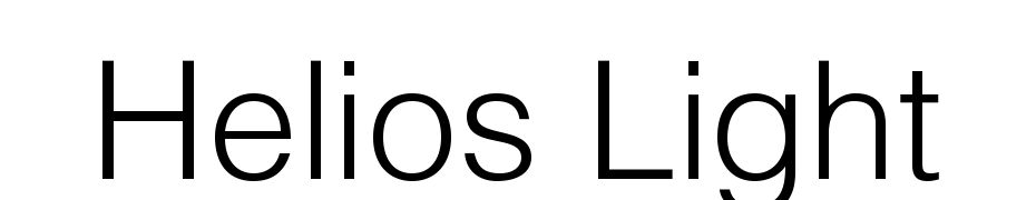 Helios Light Font Download Free