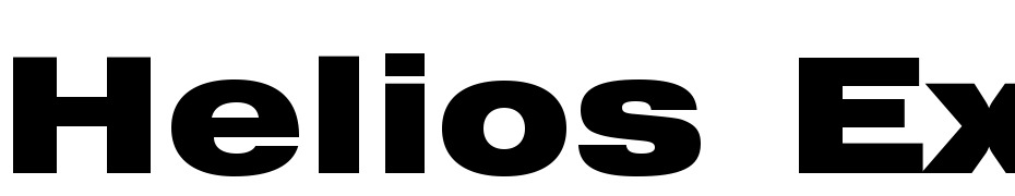 Helios Ext Black Font Download Free