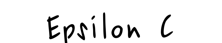 Epsilon C Font Download Free
