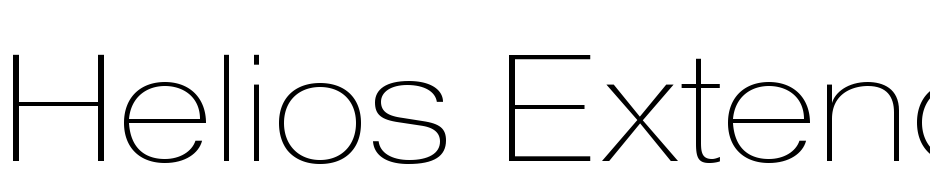 Helios Extended Thin Scarica Caratteri Gratis