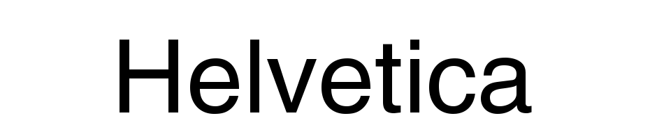 Helvetica Yazı tipi ücretsiz indir