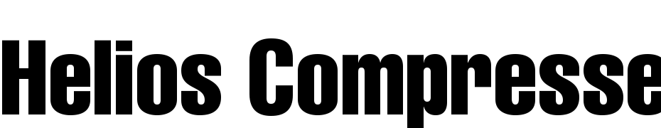 Helios Compressed Font Download Free