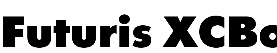 Futuris XC Bold Font Download Free