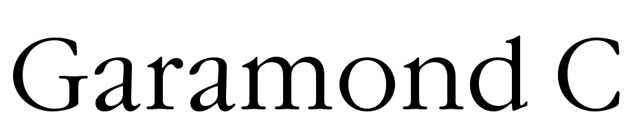 Garamond C Font Download Free