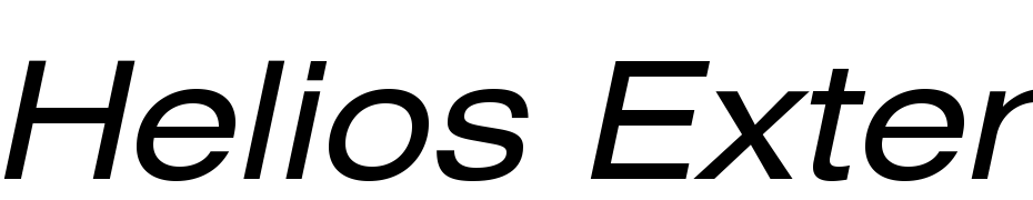 Helios Extended Italic Font Download Free