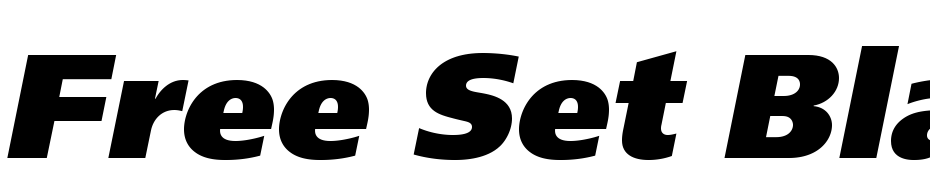 Free Set Black C Italic Font Download Free