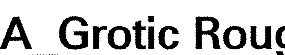 A_Grotic Rough Bold Fuente Descargar Gratis