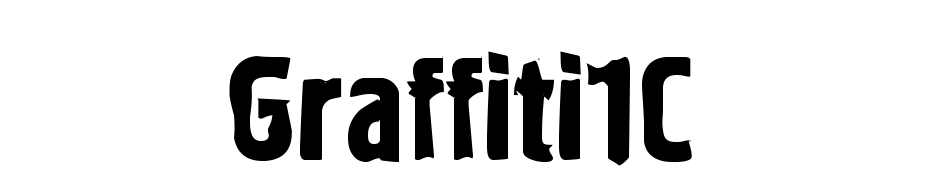 Graffiti1C cкачати шрифт безкоштовно