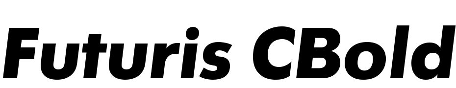 Futuris C Bold Italic Font Download Free