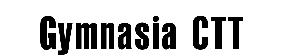 Gymnasia CTT Font Download Free