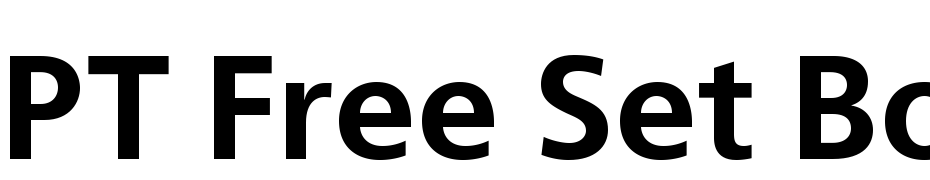 PT Free Set Bold Cyrillic Font Download Free