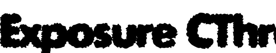 Exposure CThree Rough Font Download Free