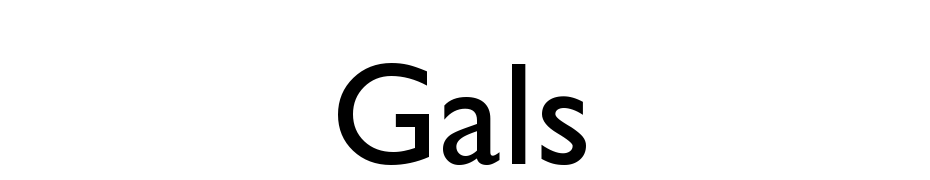 Gals Font Download Free