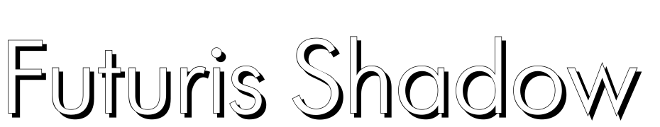 Futuris Shadow C Font Download Free