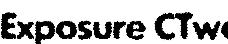 Exposure CTwo Rough Font Download Free
