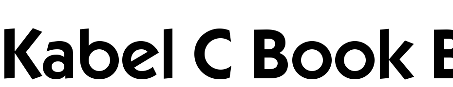 Kabel C Book Bold Font Download Free