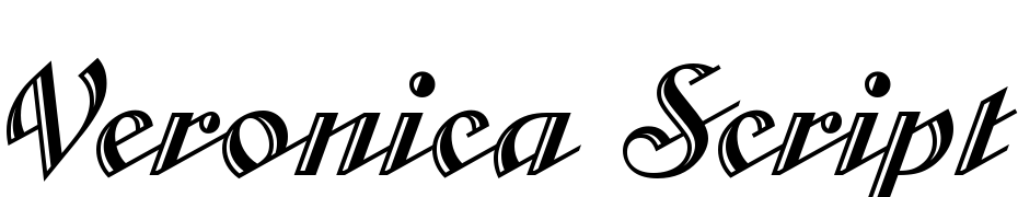 Veronica Script One Font Download Free