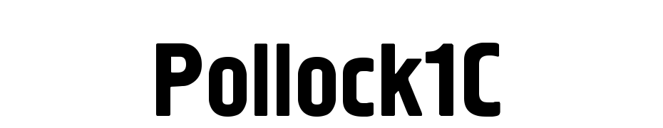 Pollock1C Yazı tipi ücretsiz indir