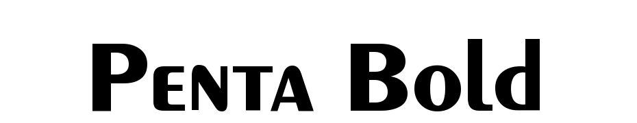 Penta Bold Font Download Free