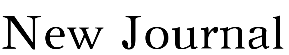 New Journal CTT Font Download Free